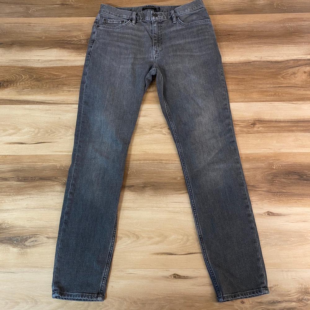 Banana Republic Jeans Mens 31 x 32 Slim Fit Gray Wash Denim